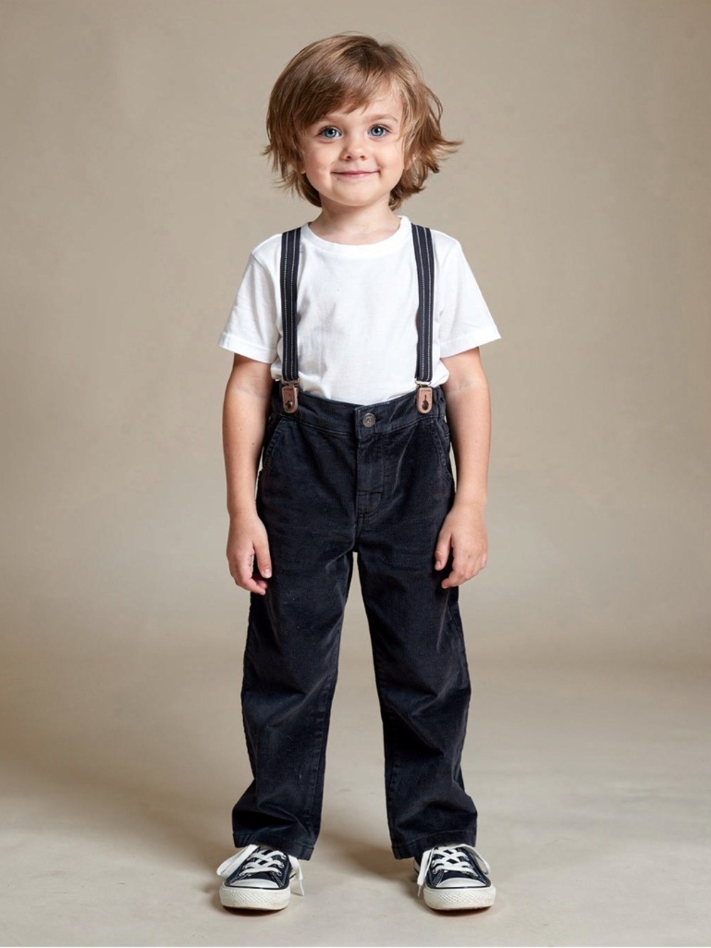 Just One You by Carter’s Black Corduroy Suspenders Pants Toddler Boy Size 5T